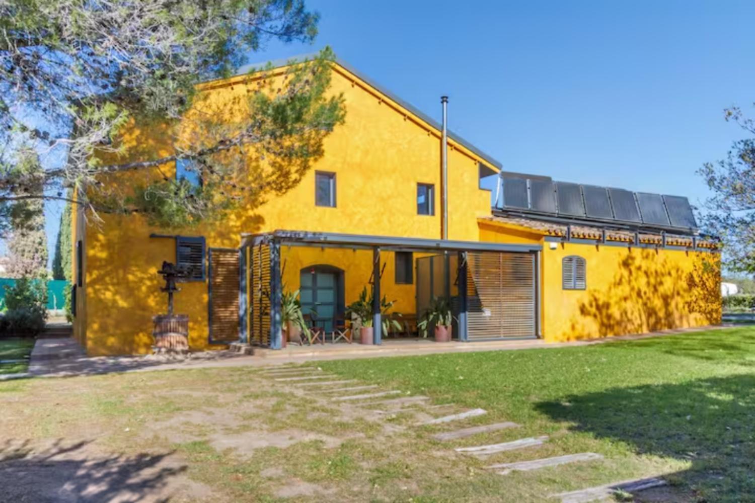 Masia Cal Sisplau, Con Piscina Y Rodeada De Vinedos A 10 Minutos De Vilafranca Del Penedes, Barcelona ,Cataluna San Martín Sarroca Dış mekan fotoğraf